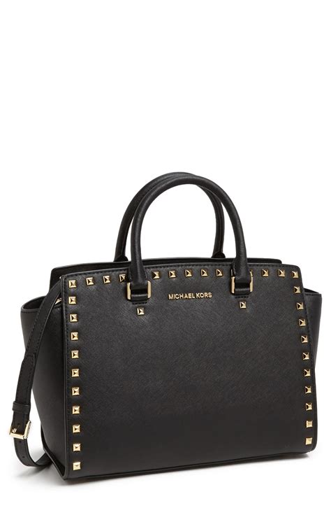 Michael Kors Selma Saffiano Leather Satchel 